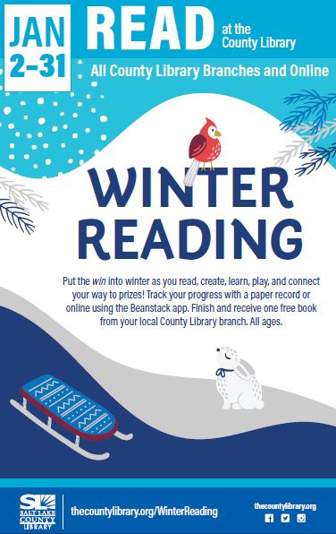 winter reading flyer