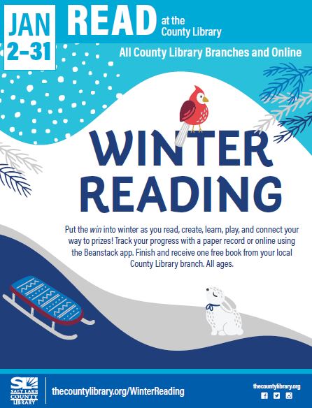 winter reading poster